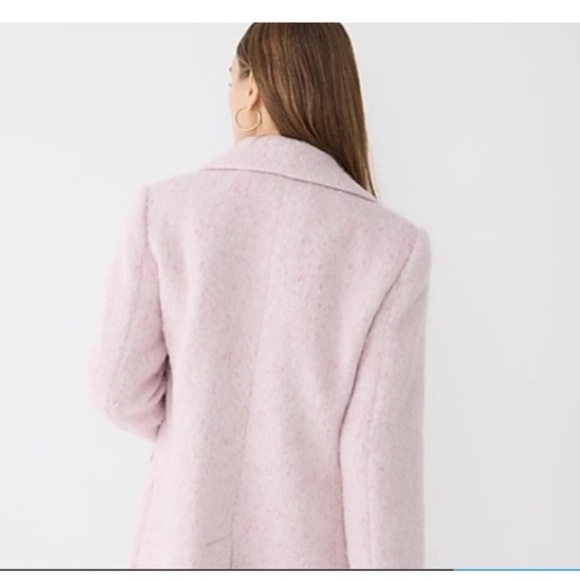 J. Crew Collection peacoat in Italian brushed blend in Soft Pink New with Tags! - Picture 4 of 12